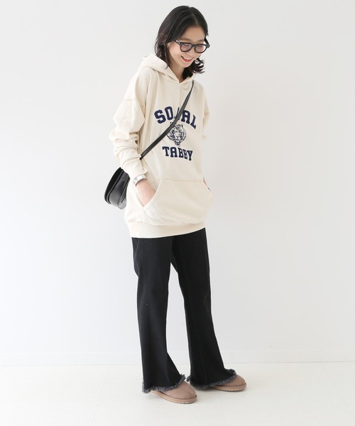 SLOBE IENA(スローブイエナ)の「【Healthy denim/ヘルシーデニム】SLOBE別注 フレアデニムパンツ◆(デニムパンツ・レディース・ホワイト/ブラック・25/24/26)」の21枚目の写真