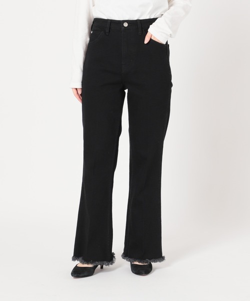 SLOBE IENA(スローブイエナ)の「【Healthy denim/ヘルシーデニム】SLOBE別注 フレアデニムパンツ◆(デニムパンツ・レディース・ホワイト/ブラック・25/24/26)」の17枚目の写真