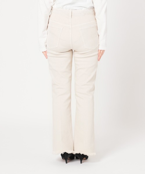 SLOBE IENA(スローブイエナ)の「【Healthy denim/ヘルシーデニム】SLOBE別注 フレアデニムパンツ◆(デニムパンツ・レディース・ホワイト/ブラック・25/24/26)」の6枚目の写真
