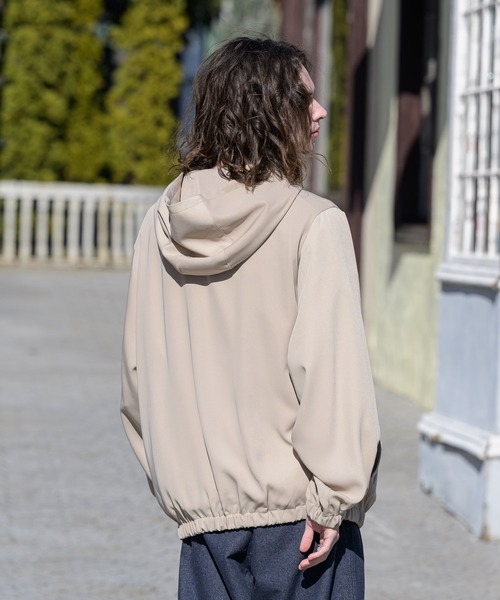 CASPER JOHN（キャスパージョン）の「Drape anorak/ドレープアノラック（その他トップス・メンズ・ブラック/ベージュ・SMALL/MEDIUM/LARGE）」の16枚目の写真