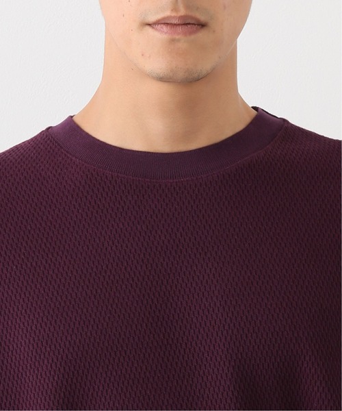 JOURNAL STANDARD relume（ジャーナルスタンダード　レリューム）の「ヘビーハニカム P/O（Tシャツ/カットソー・メンズ・チャコールグレー/ブラック/ベージュ/ボルドー・MEDIUM/LARGE）」の17枚目の写真