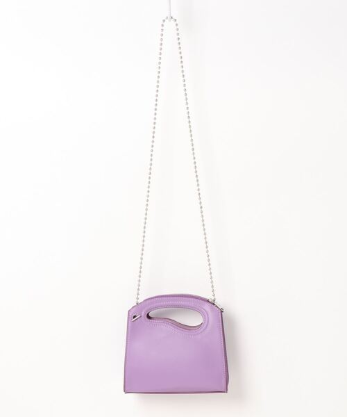 cache cache（カシュ カシュ）の「カシュカシュ cachecache / アシンメトリーくり手ミニチェーンショルダー（ショルダーバッグ・レディース・ブラック/レッド/シルバー/アイボリー/ラベンダー/ベージュ系その他・FREE）」の10枚目の写真