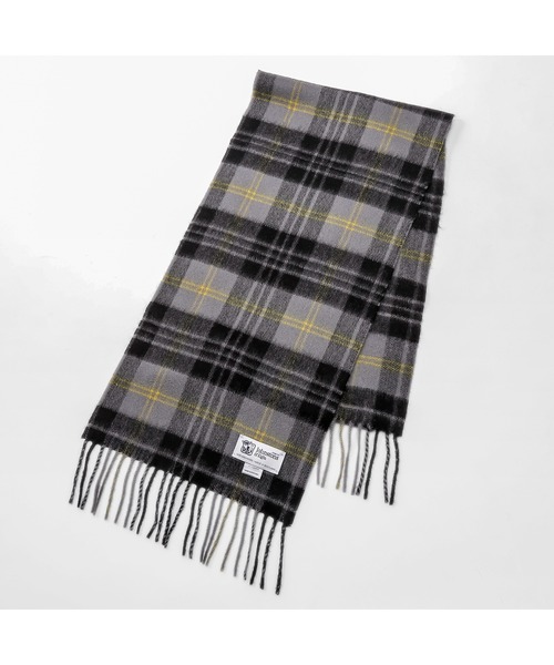 Johnstons of Elgin(ジョンストンズオブエルガン)の「johnstons of elgin WA16 Woven Scarf ジョンストンズ オブ エルガン カシミヤ 180×25cm ストール(ストール/ショール・レディース・ブラック系その他/ブラック×ホワイト/グレー系その他/レッド系その他・FREE)」の3枚目の写真