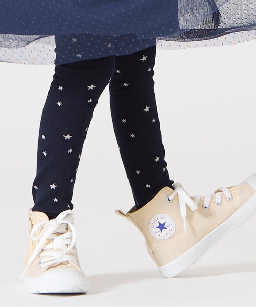 BREEZE(ブリーズ)の「パッケージ入りチェック&星柄タイツ(タイツ/ストッキング・キッズ・ネイビー/チャコール/アイボリー・140/120/80/100)」の3枚目の写真