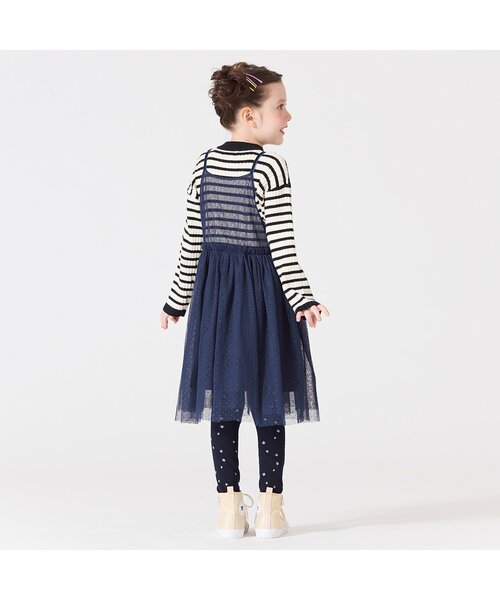 BREEZE(ブリーズ)の「パッケージ入りチェック&星柄タイツ(タイツ/ストッキング・キッズ・ネイビー/チャコール/アイボリー・140/120/80/100)」の11枚目の写真