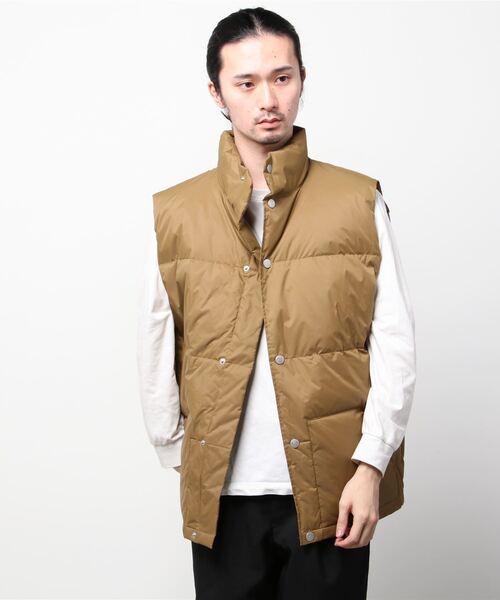 CLAMP（クランプ）の「CLAMP/クランプ/Down vest（lartge fit)（ベスト・メンズ・ブラック/ブラウン/レッド・3）」の9枚目の写真