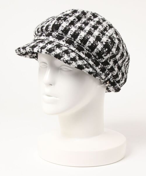 PAUL&JOE（ポールアンドジョー）の「ベルト巻きキャスケット（キャスケット・レディース・ブラック/ベージュ/ピンク・M）」の2枚目の写真