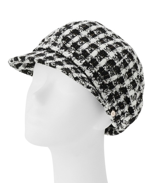 PAUL&JOE（ポールアンドジョー）の「ベルト巻きキャスケット（キャスケット・レディース・ブラック/ベージュ/ピンク・M）」の7枚目の写真