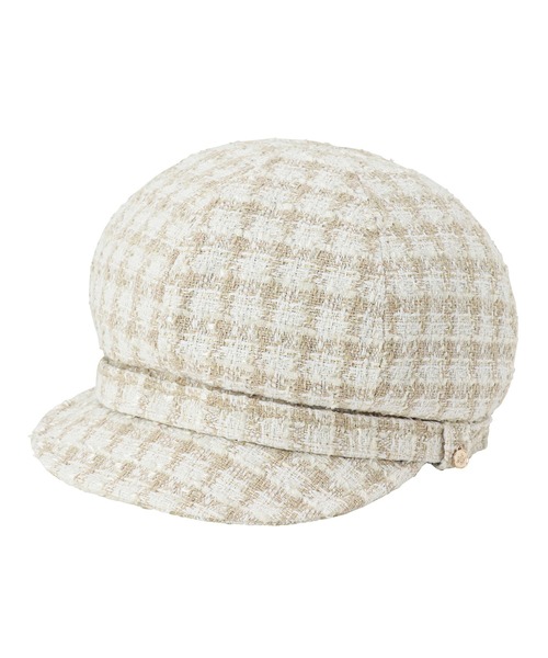 PAUL&JOE（ポールアンドジョー）の「ベルト巻きキャスケット（キャスケット・レディース・ブラック/ベージュ/ピンク・M）」の4枚目の写真