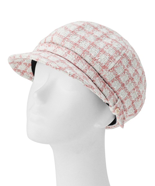 PAUL&JOE（ポールアンドジョー）の「ベルト巻きキャスケット（キャスケット・レディース・ブラック/ベージュ/ピンク・M）」の11枚目の写真