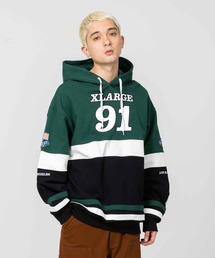 XLARGE | TEAM PANELED HOODED SWEAT(パーカー)