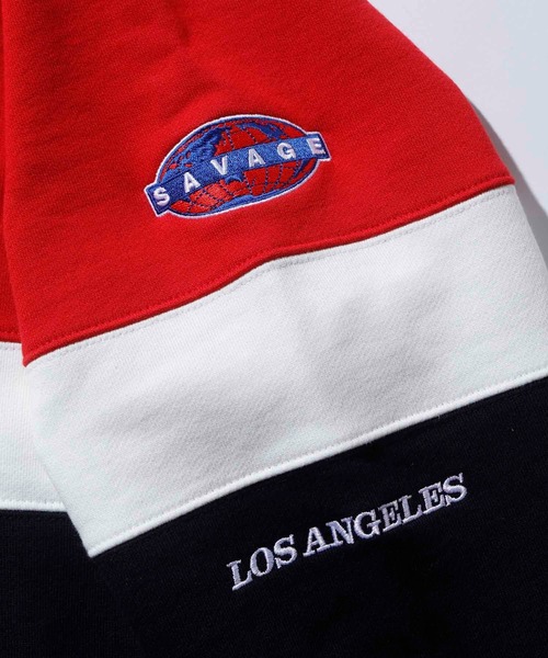 XLARGE（エクストララージ）の「TEAM PANELED HOODED SWEAT（パーカー・メンズ・ネイビー/レッド/グリーン・S/M/L/XL）」の14枚目の写真