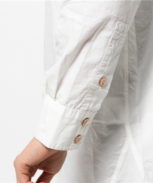 KATHARINE HAMNETT LONDON （キャサリンハムネットロンドン）の「ARCHIVE MILITARY SHIRT / アーカイブミリタリーシャツ（シャツ/ブラウス・メンズ・ホワイト/ブラック・FREE）」の3枚目の写真