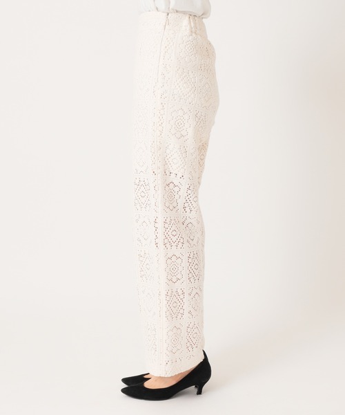 JOURNAL STANDARD relume（ジャーナルスタンダード　レリューム）の「ブロックレースパンツ◆（その他パンツ・レディース・ナチュラル・36/38）」の10枚目の写真