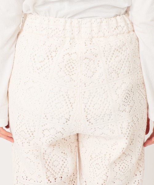 JOURNAL STANDARD relume（ジャーナルスタンダード　レリューム）の「ブロックレースパンツ◆（その他パンツ・レディース・ナチュラル・36/38）」の3枚目の写真