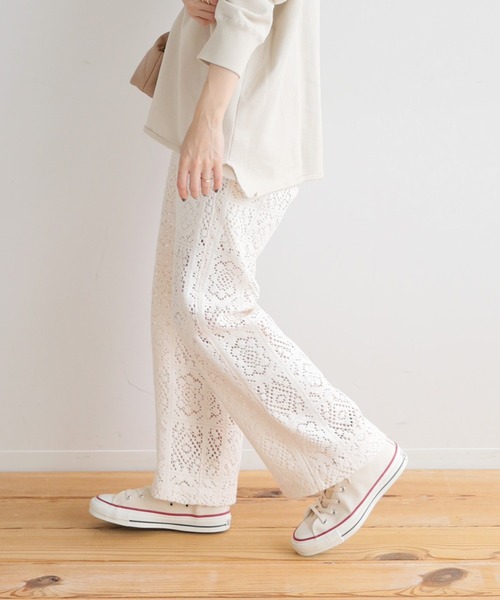 JOURNAL STANDARD relume（ジャーナルスタンダード　レリューム）の「ブロックレースパンツ◆（その他パンツ・レディース・ナチュラル・36/38）」の21枚目の写真