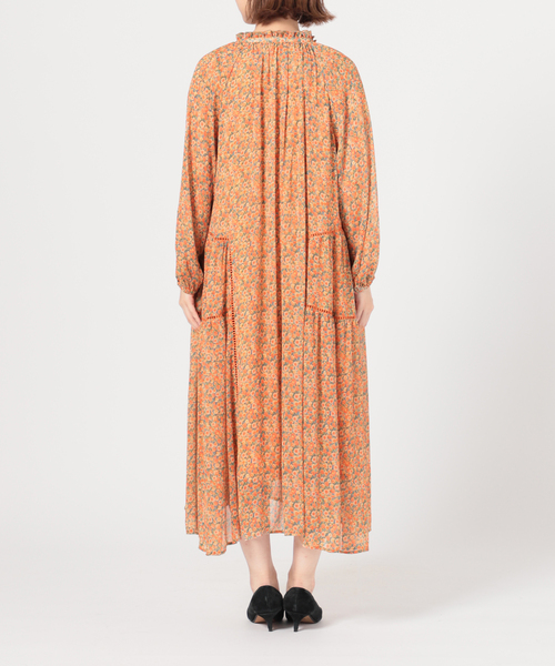 SLOBE IENA◾️FLOWER PRINT ワンピース WEB限定/追加4予約》FLOWER PRINT ワンピース（ワンピース