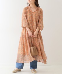 SLOBE IENA | SPRINTEX Water flower ワンピース【手洗い可能】◆(ワンピース)