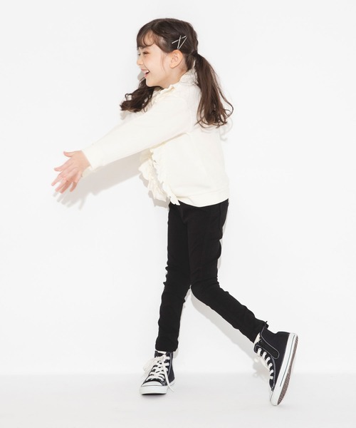 BRANSHES（ブランシェス）の「フリルトレーナー（スウェット・キッズ・ピンク/アイボリー・150/90/100/110/120/130/140）」の16枚目の写真
