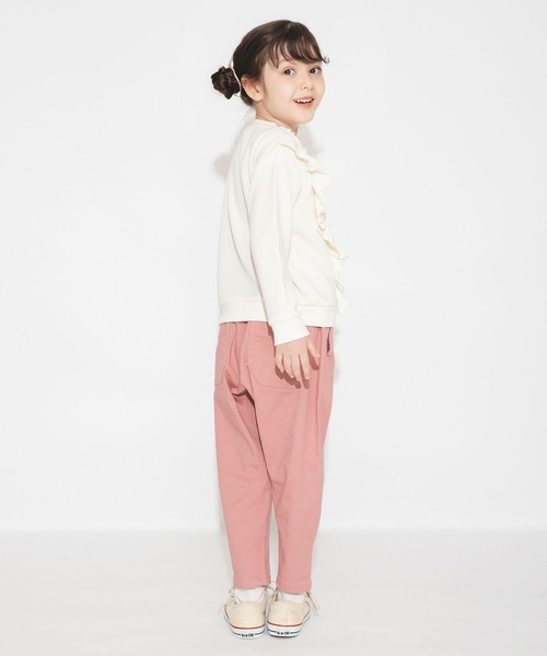 BRANSHES（ブランシェス）の「フリルトレーナー（スウェット・キッズ・ピンク/アイボリー・150/90/100/110/120/130/140）」の12枚目の写真