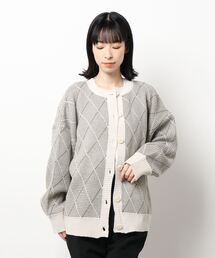 RETRO GIRL | 柄アソート2WAYニットカーデ(カーディガン/ボレロ)