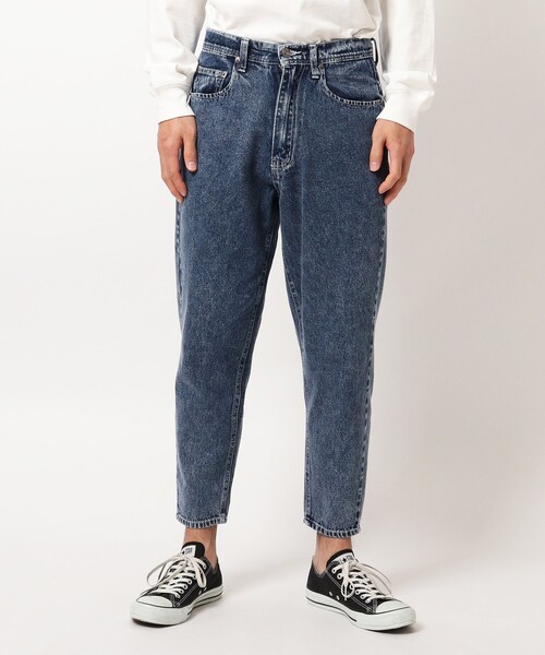 BASECONTROL（ベースコントロール）の「◆コットンデニム スリムシルエットパンツ（デニムパンツ・メンズ・チャコールグレー/ライトブルー/ブラック/ネイビー/サックスブルー/ブルー/ブルー系・02/03/04）」の8枚目の写真