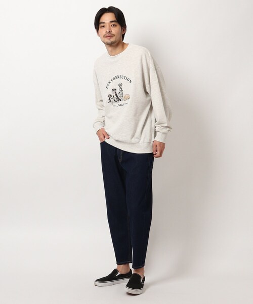 BASECONTROL（ベースコントロール）の「◆コットンデニム スリムシルエットパンツ（デニムパンツ・メンズ・チャコールグレー/ライトブルー/ブラック/ネイビー/サックスブルー/ブルー/ブルー系・02/03/04）」の22枚目の写真