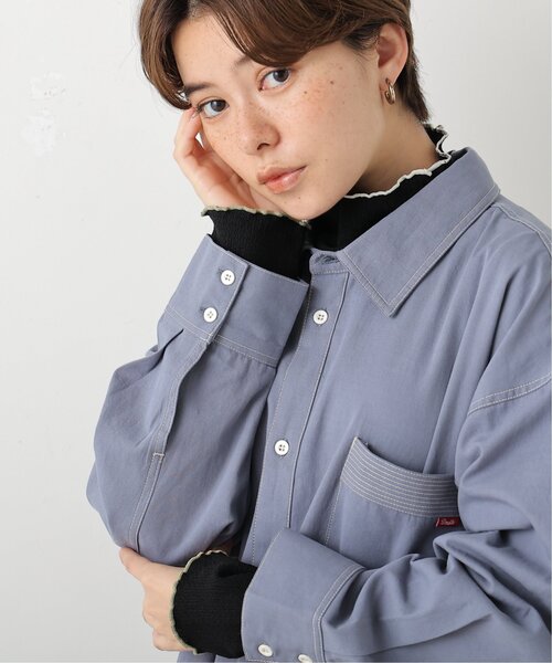 DOUBLE NAME(ダブルネーム)の「前後2WAY配色メロープルオーバー(Tシャツ/カットソー・レディース・ブラック/オレンジ/グリーン/キナリ・FREE)」の5枚目の写真