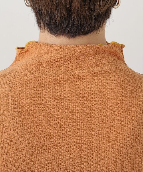 DOUBLE NAME(ダブルネーム)の「前後2WAY配色メロープルオーバー(Tシャツ/カットソー・レディース・ブラック/オレンジ/グリーン/キナリ・FREE)」の20枚目の写真