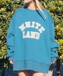 WHITELAND | 【LAB限定】WHITELAND/ホワイトランド/カレッジロゴスウェット(スウェット)