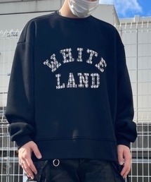 WHITELAND | 【LAB限定】WHITELAND/ホワイトランド/カレッジロゴスウェット(スウェット)