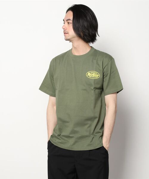 ROTAR(ローター)の「ROQ LOGO Tee(Tシャツ/カットソー・メンズ・ホワイト/ライトオリーブ/ブルー系その他/スミクロ・SMALL/MEDIUM/LARGE/X-LARGE)」の10枚目の写真