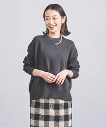 UNITED ARROWS | <UNITED ARROWS>C/N サイドスリット ニット W(ニット/セーター)