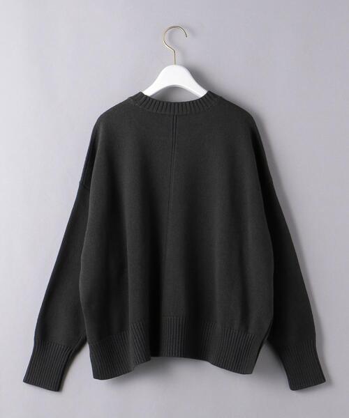 UNITED ARROWS（ユナイテッドアローズ）の「＜UNITED ARROWS＞C/N サイドスリット ニット W（ニット/セーター・レディース・オフホワイト/ピンク/ダークグレー・FREE）」の14枚目の写真