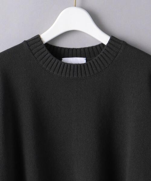 UNITED ARROWS（ユナイテッドアローズ）の「＜UNITED ARROWS＞C/N サイドスリット ニット W（ニット/セーター・レディース・オフホワイト/ピンク/ダークグレー・FREE）」の15枚目の写真