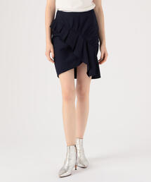 ISABEL MARANT ETOILE NEL ウール ラッフルミニスカート