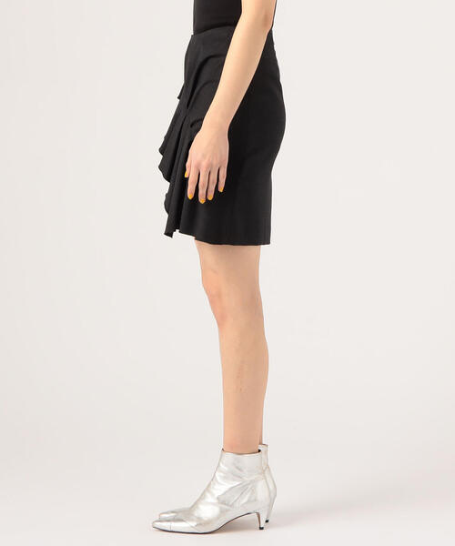 ISABEL MARANT（イザベルマラン）の「ISABEL MARANT ETOILE NEL ウール ラッフルミニスカート（スカート・レディース・チャコールグレー/ネイビー・36/34）」の6枚目の写真