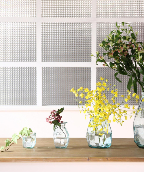 SPICE OF LIFE(スパイス オブ ライフ)の「VALENCIA リサイクルガラスフラワーベース VEINTICINCO(フラワーベース・レディース・クリアブルー・ONE SIZE)」の11枚目の写真