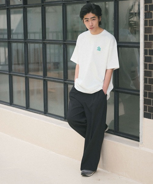 PBLIM（ページボーイリム）の「PAGEBOYLIM/DWYLロゴT（Tシャツ/カットソー・レディース・イエロー/グリーン/ホワイト×グリーン/ホワイト×ブルー/ブラック×レッド・MEDIUM/LARGE）」の8枚目の写真