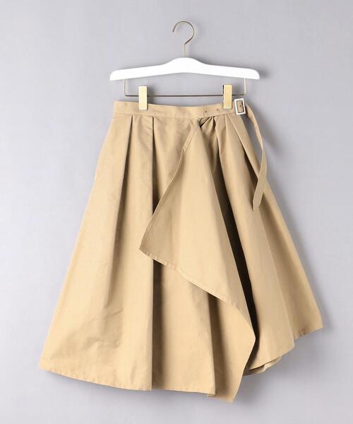 EZUMi（エズミ）の「＜EZUMi（エズミ）＞アシンメトリー ギャザー スカート（スカート・レディース・ブラック/ベージュ・S/M）」の9枚目の写真