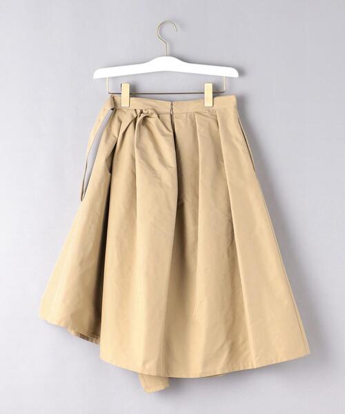 EZUMi（エズミ）の「＜EZUMi（エズミ）＞アシンメトリー ギャザー スカート（スカート・レディース・ブラック/ベージュ・S/M）」の10枚目の写真