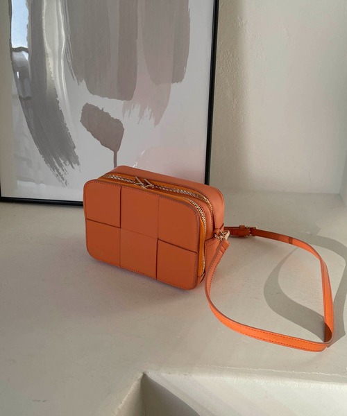 CAPRICIEUX LE'MAGE（カプリシューレマージュ）の「メッシュ機能バッグ（ショルダーバッグ・レディース・アイボリー/ベージュ/オレンジ/サックスブルー・FREE）」の4枚目の写真