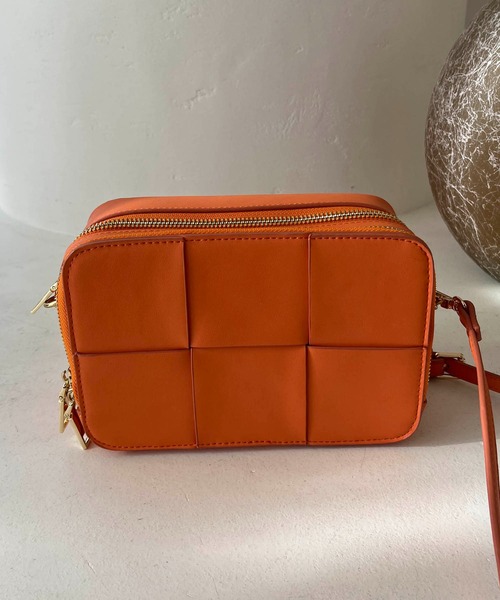 CAPRICIEUX LE'MAGE（カプリシューレマージュ）の「メッシュ機能バッグ（ショルダーバッグ・レディース・アイボリー/ベージュ/オレンジ/サックスブルー・FREE）」の10枚目の写真