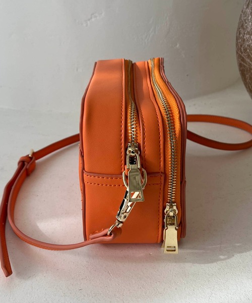 CAPRICIEUX LE'MAGE（カプリシューレマージュ）の「メッシュ機能バッグ（ショルダーバッグ・レディース・アイボリー/ベージュ/オレンジ/サックスブルー・FREE）」の5枚目の写真