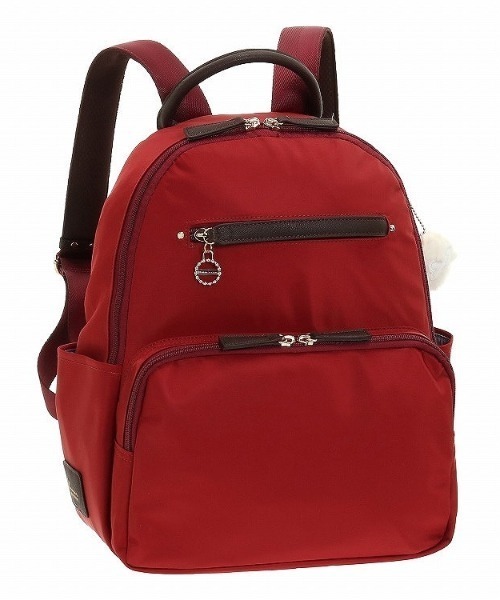 Kanana project（カナナプロジェクト）の「カナナプロジェクト リュックサック エブリーリュック A4収納可 背面ポケット付 31662（バックパック/リュック・レディース・ネイビー/グレー/ブラック/レッド・FREE）」の4枚目の写真