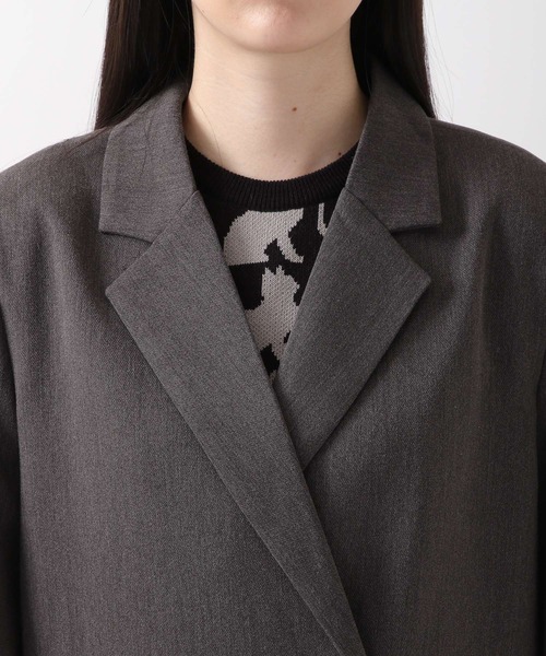 ALAND（エーランド）の「3.3Field Trip／OVER FITダブルジャケット 2275855（テーラードジャケット・レディース・ブラック/グレー・FREE）」の16枚目の写真