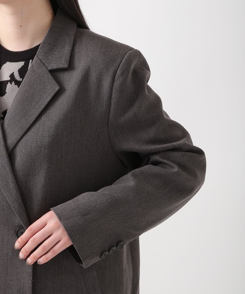 ALAND（エーランド）の「3.3Field Trip／OVER FITダブルジャケット 2275855（テーラードジャケット・レディース・ブラック/グレー・FREE）」の17枚目の写真