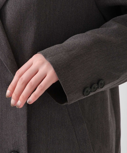 ALAND（エーランド）の「3.3Field Trip／OVER FITダブルジャケット 2275855（テーラードジャケット・レディース・ブラック/グレー・FREE）」の18枚目の写真