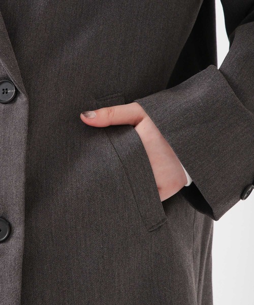 ALAND（エーランド）の「3.3Field Trip／OVER FITダブルジャケット 2275855（テーラードジャケット・レディース・ブラック/グレー・FREE）」の19枚目の写真