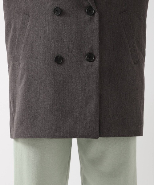 ALAND（エーランド）の「3.3Field Trip／OVER FITダブルジャケット 2275855（テーラードジャケット・レディース・ブラック/グレー・FREE）」の20枚目の写真